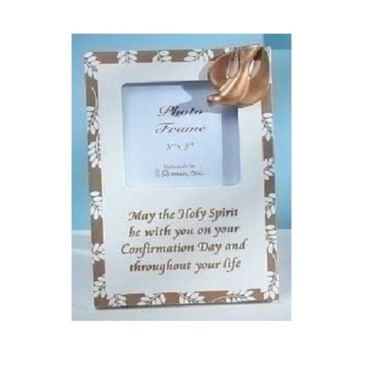 Roman Confirmation Picture Frames - for 3" x 3" Photo - Gold - Set of 6